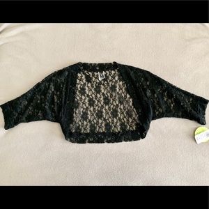Lace 3/4 sleeve cardigan